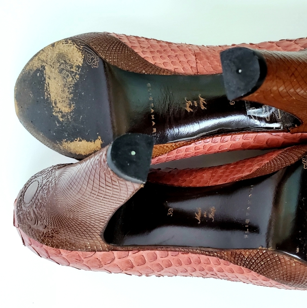 Elie Tahari - Python "Mika" Platform Pump - image 6